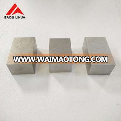 ASTM B381 Gr5 Ti6Al4V titanium ingot Ti block price for industrial