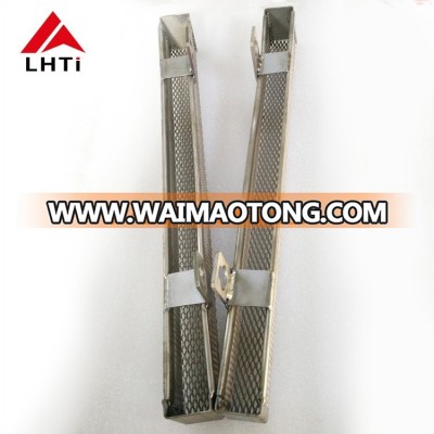 customized GR2 Titanium square and round baskets